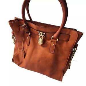 Michael Kors Women's Hamilton Satchel Red Clay